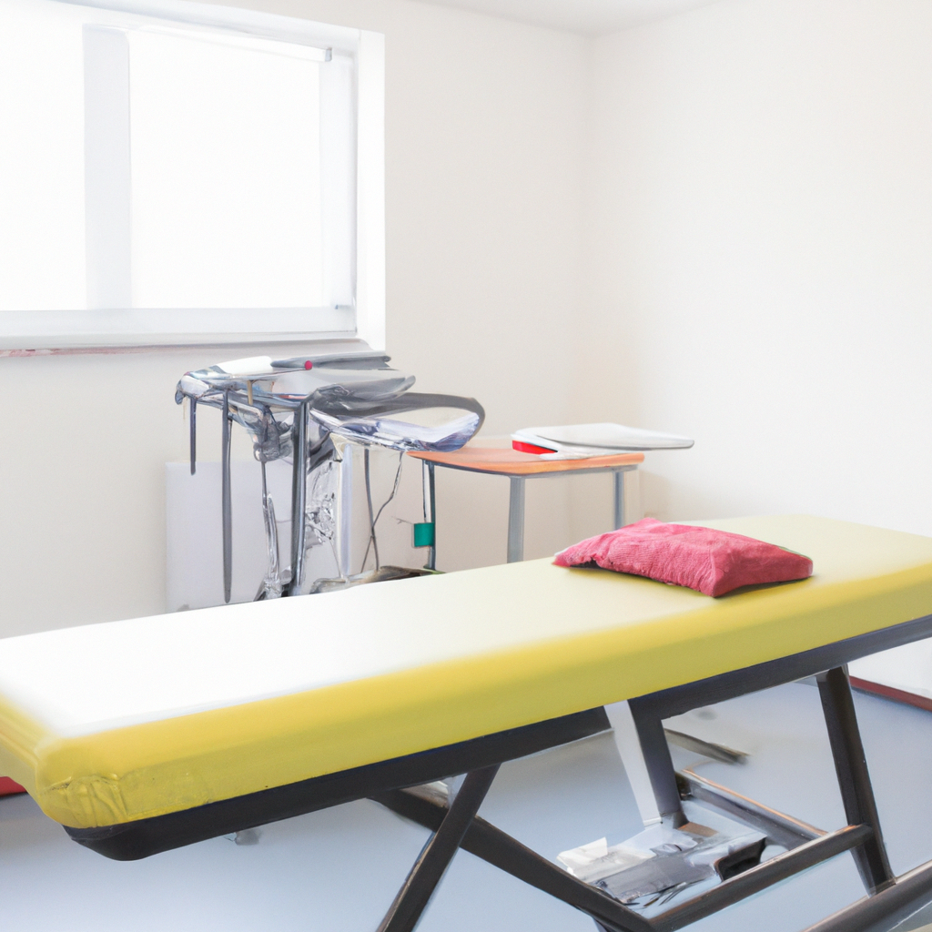 A professional physiotherapy clinic with modern equipment.